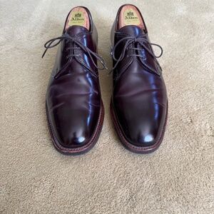 Alden Plain Toe "Dutton" Blucher, Color 8 Shell Cordovan, Plaza Last, 11 C
